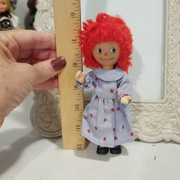 Vintage Raggedy Ann  Doll 6" - Picture 9 of 9